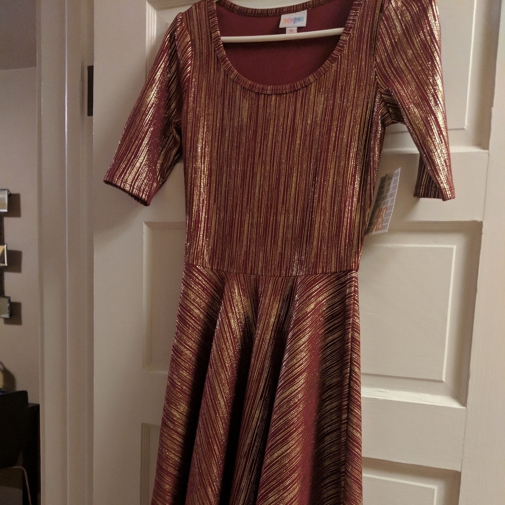 NWT lularoe elegant nicole dress